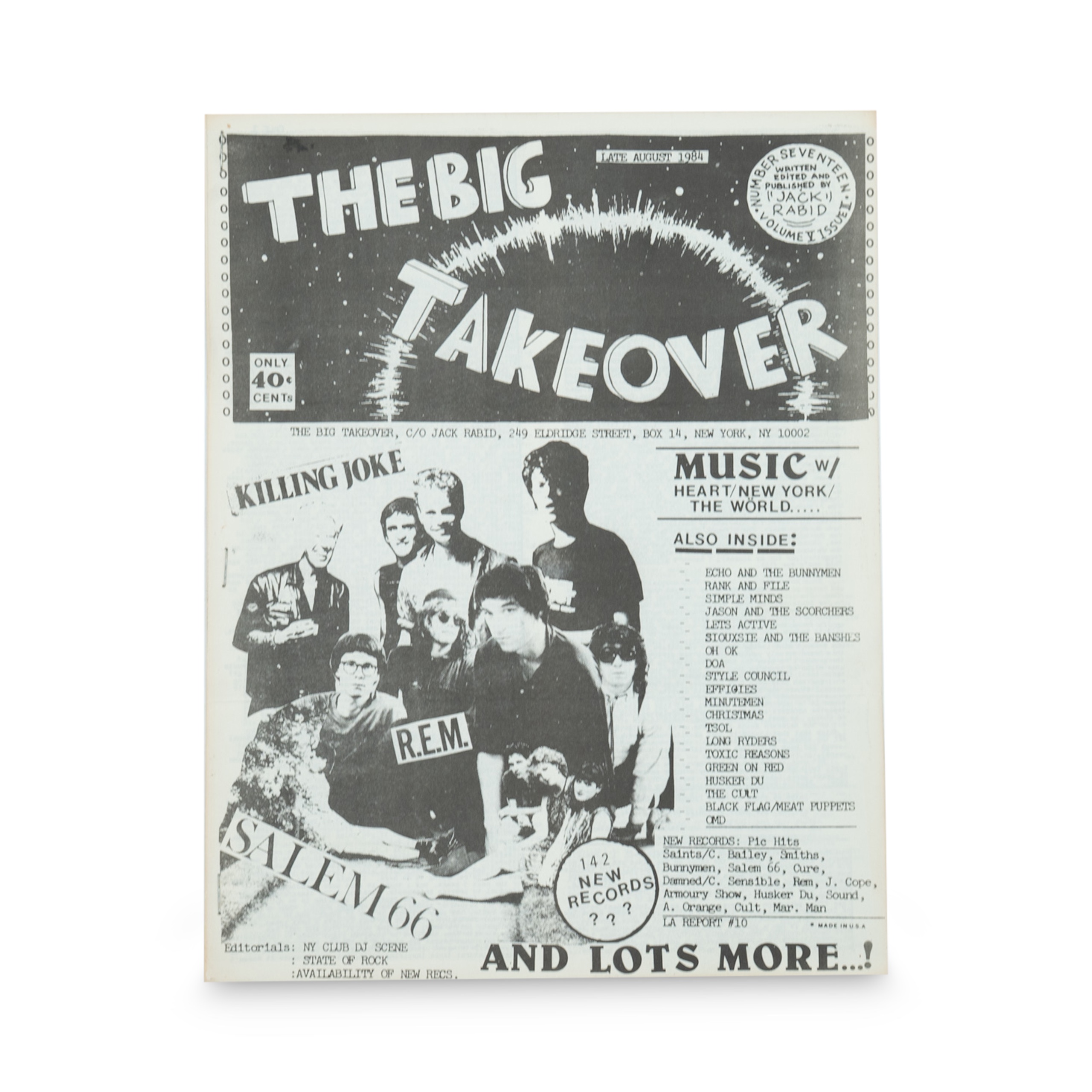 The Big Takeover -- Issue #17 [Magazine]