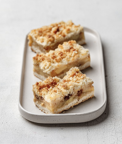 Apple Slice - with butter crumble