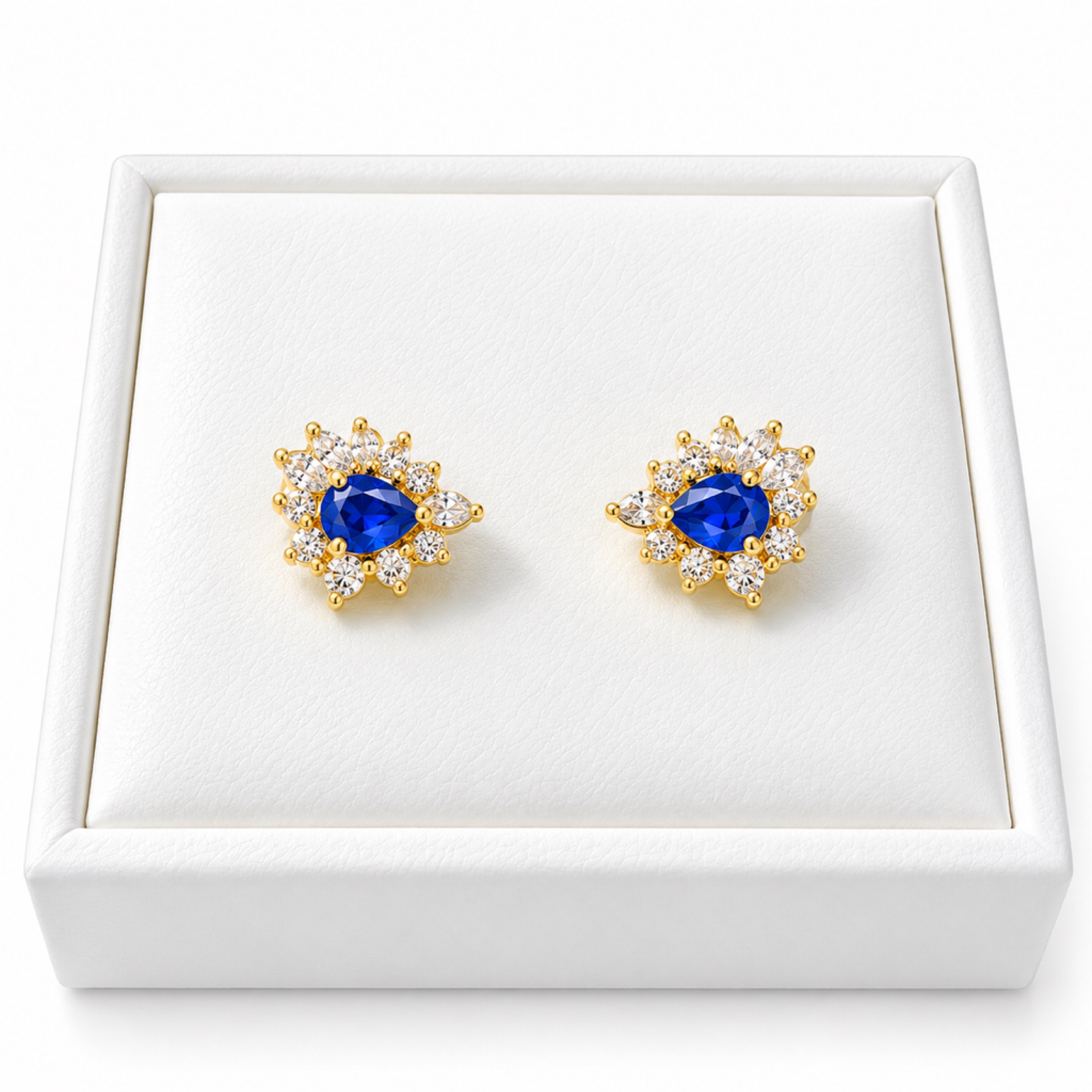 Blue Stone Earrings 