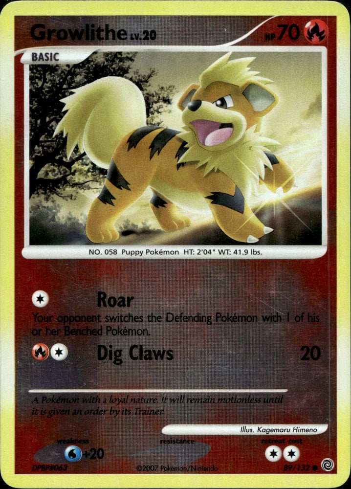 Growlithe - DP3 89/132