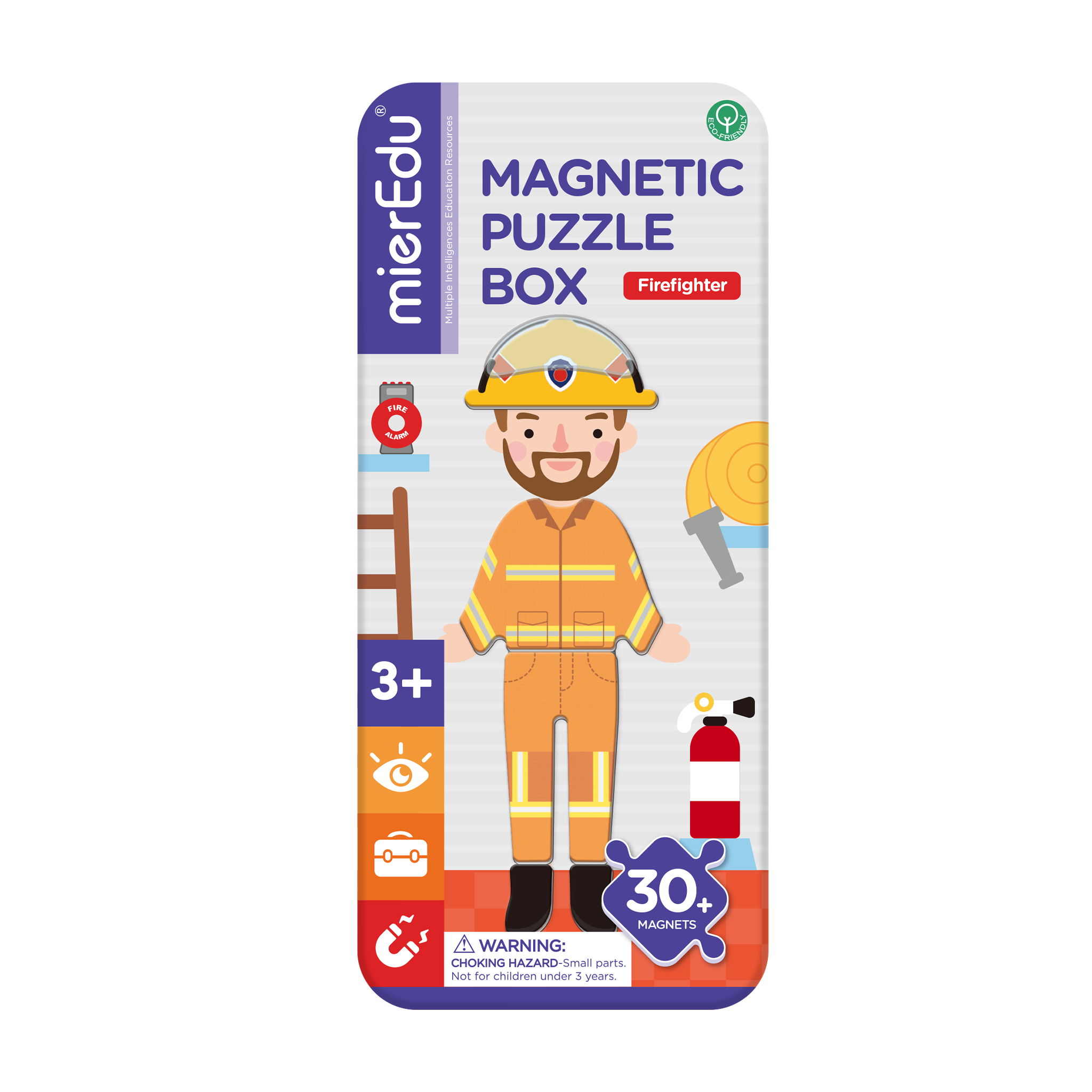 ME Magnetic Puzzle Tin - Firefighter