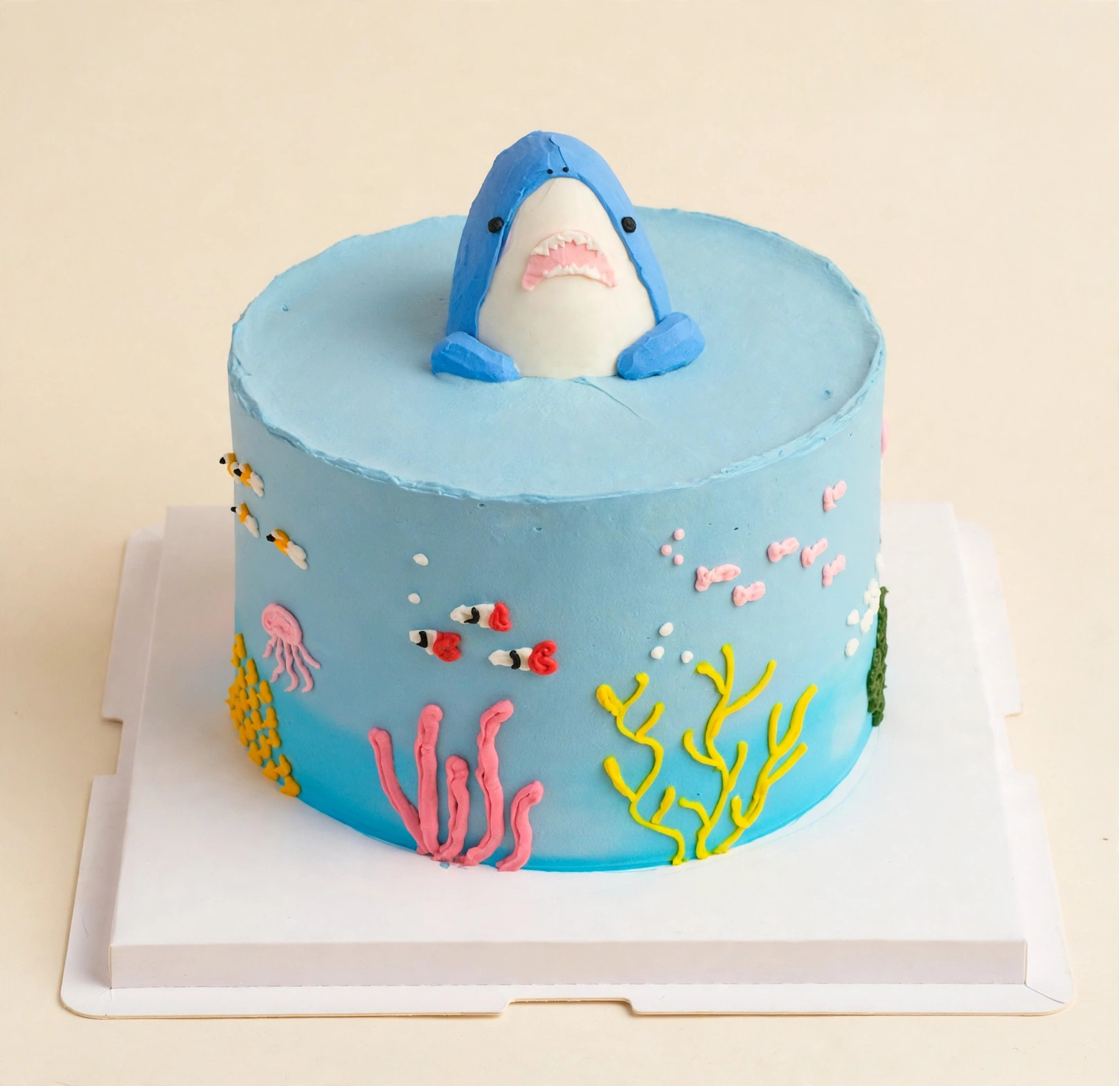 Baby Shark Ocean Cake — HoneyMe Bakery, Bellevue