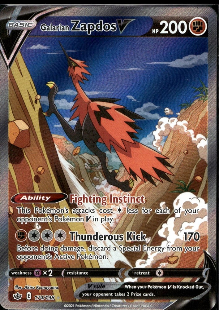 Galarian Zapdos V - SWSH6 174/198