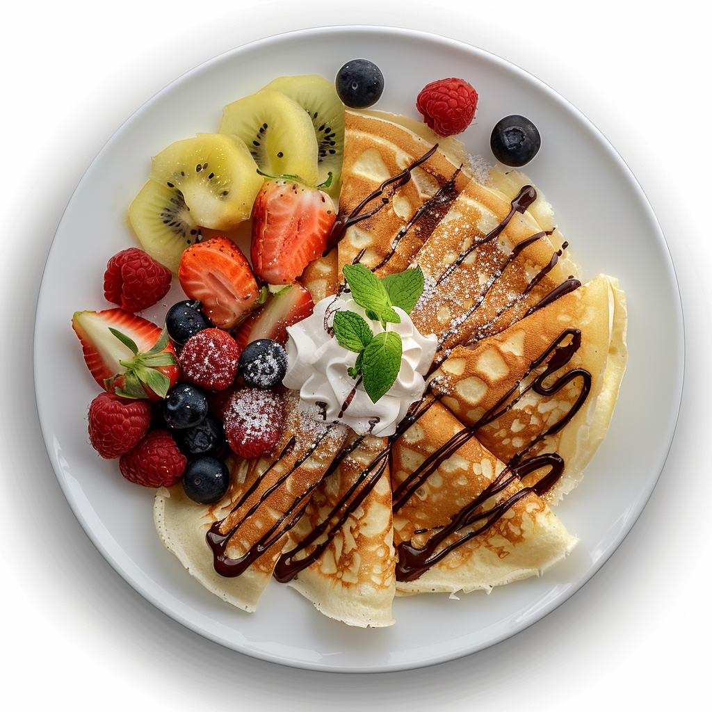 Fruit Blintzes Platter