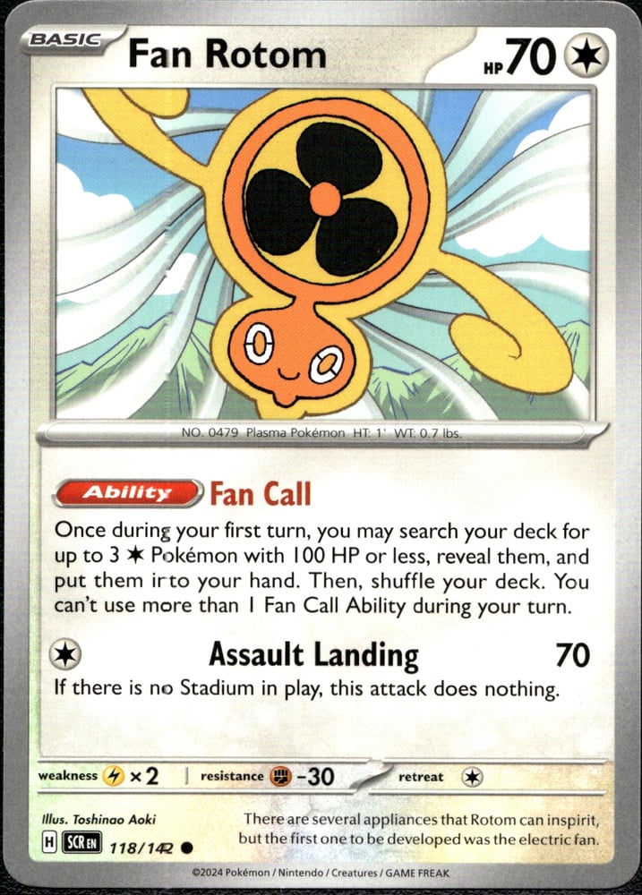 Fan Rotom - SV07 118/142
