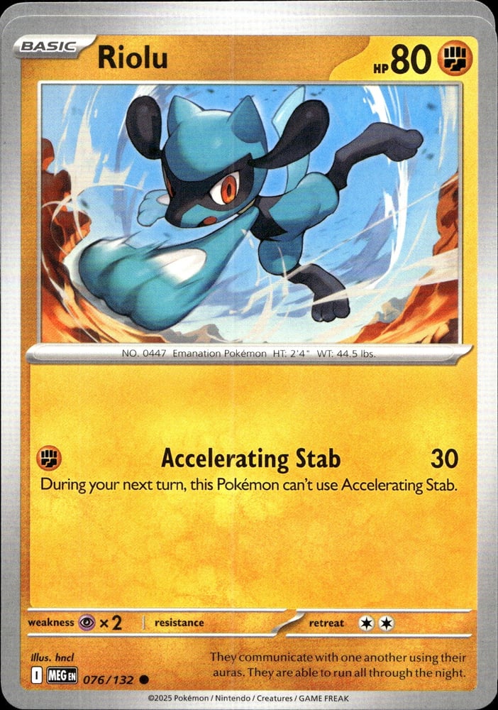 Riolu - ME01 76/132