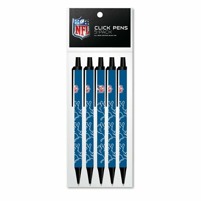 Detroit Lions Click Pens 5pk