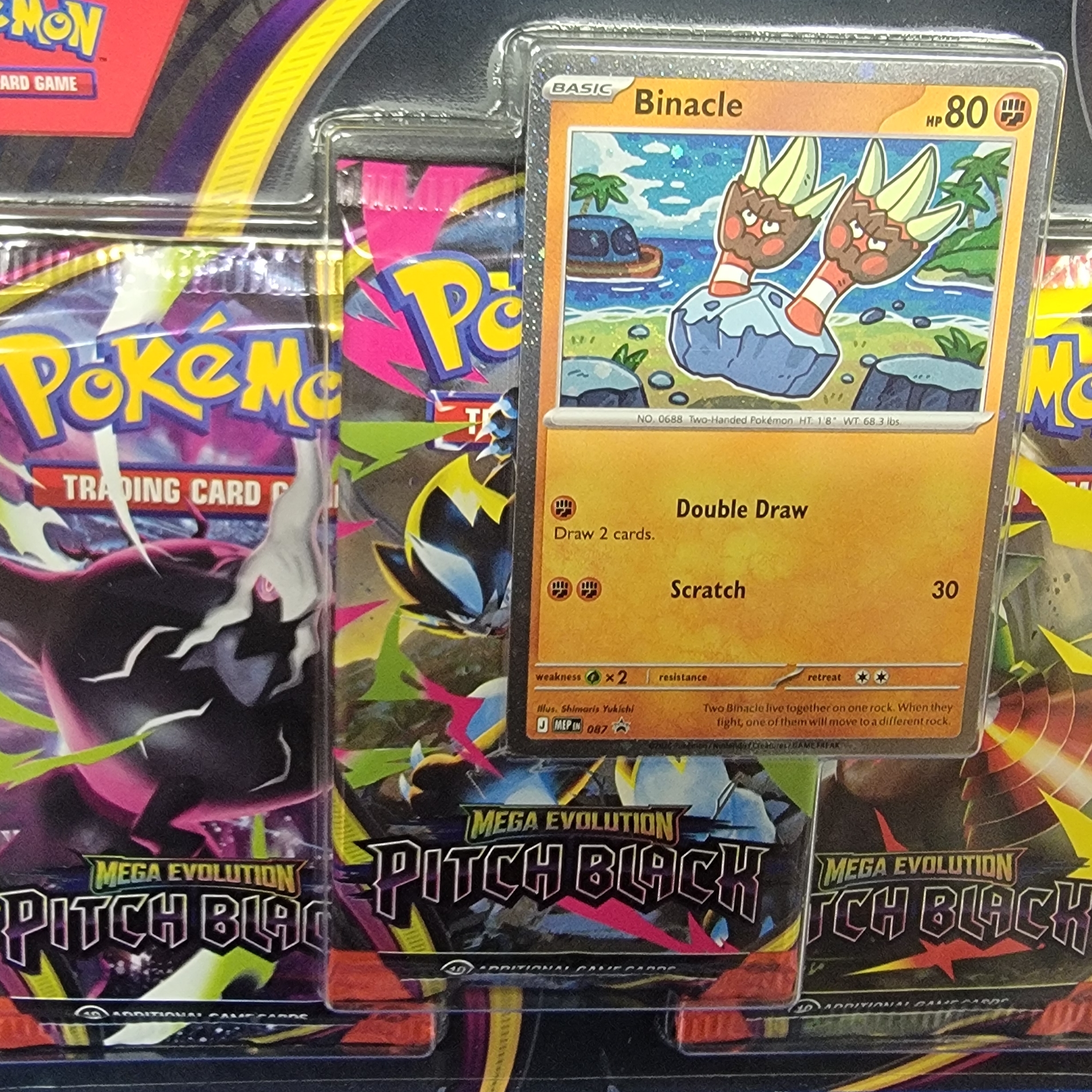 Pitch Black 3 Pack Blister