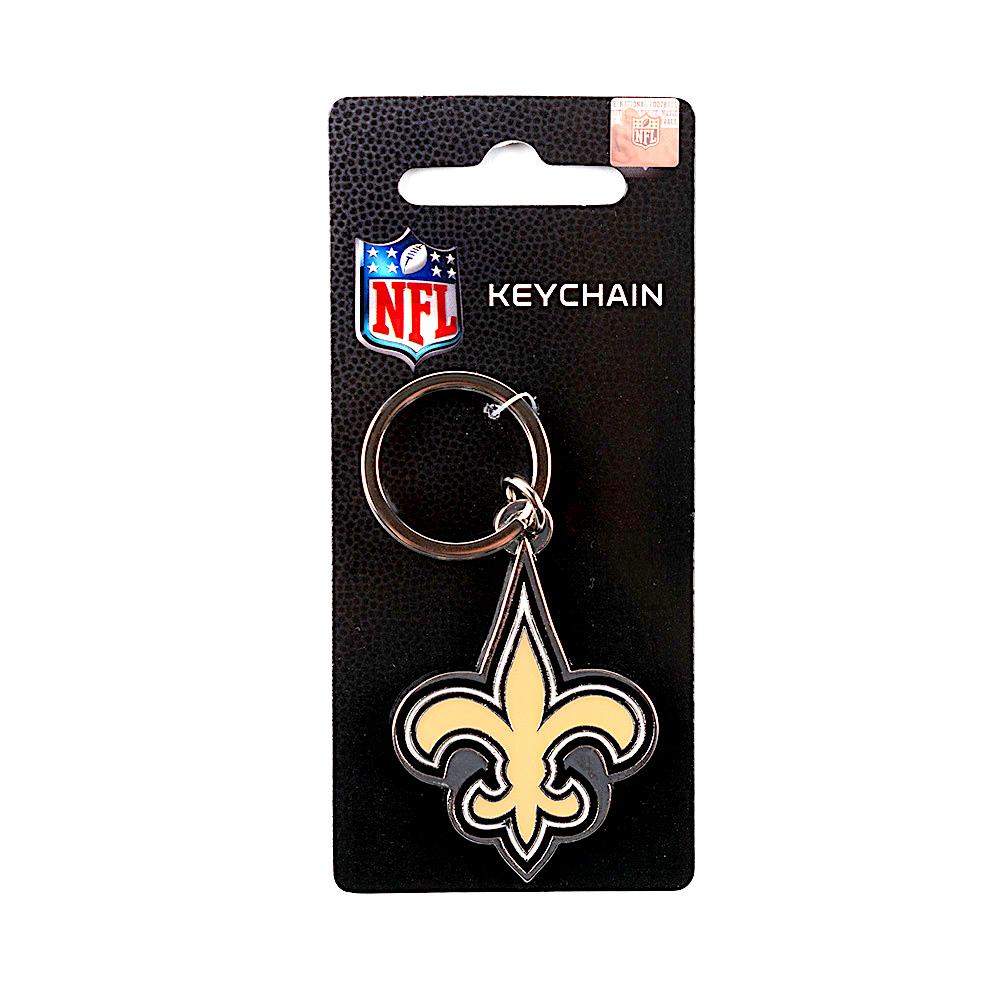 New Orleans Saints Large Premium Keychain