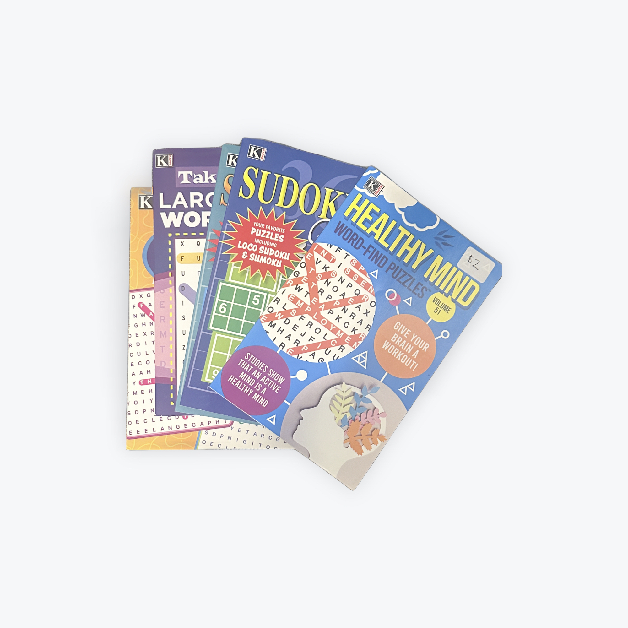 word find & sudoko small book