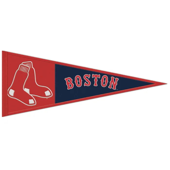 Boston Red Sox Embroidered Wool Pennant 13x32"