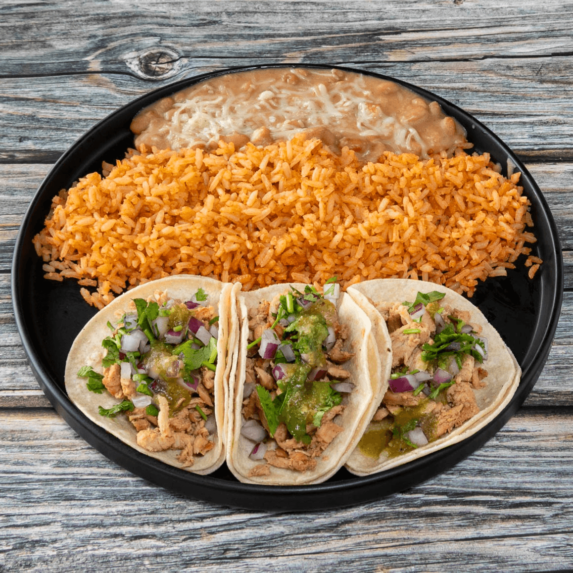3 Taco Meal - Pollo