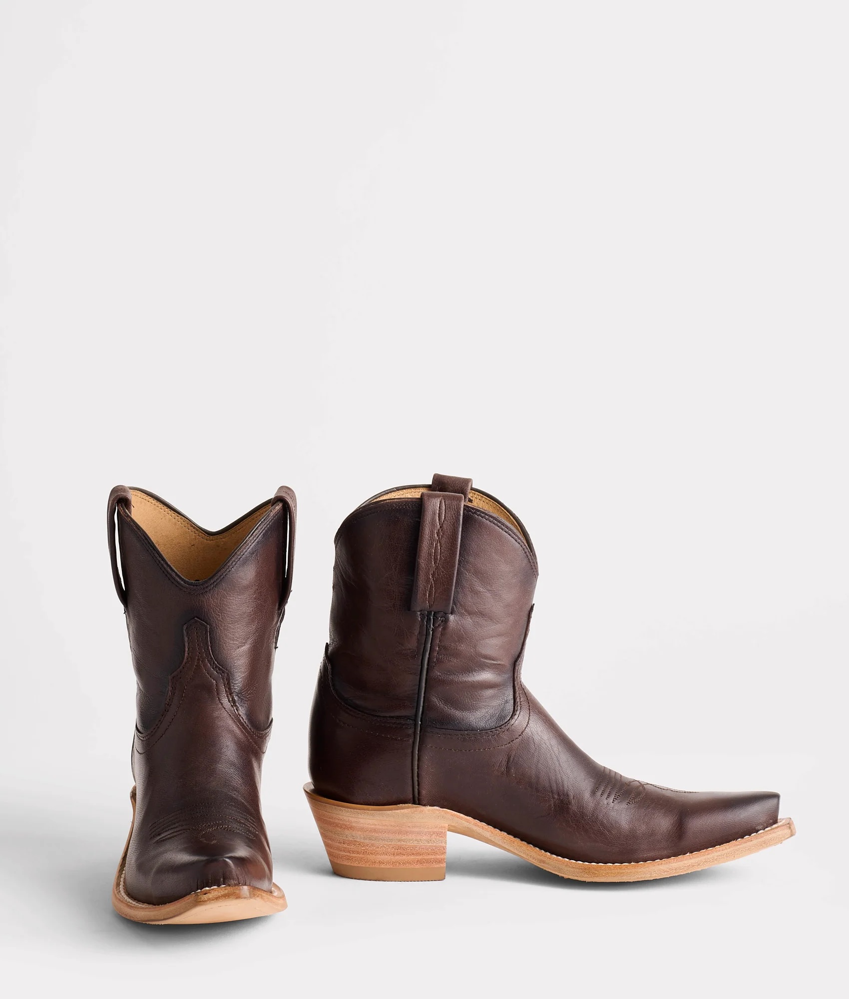 Lucchese Boots Gaby - Chocolate Goat