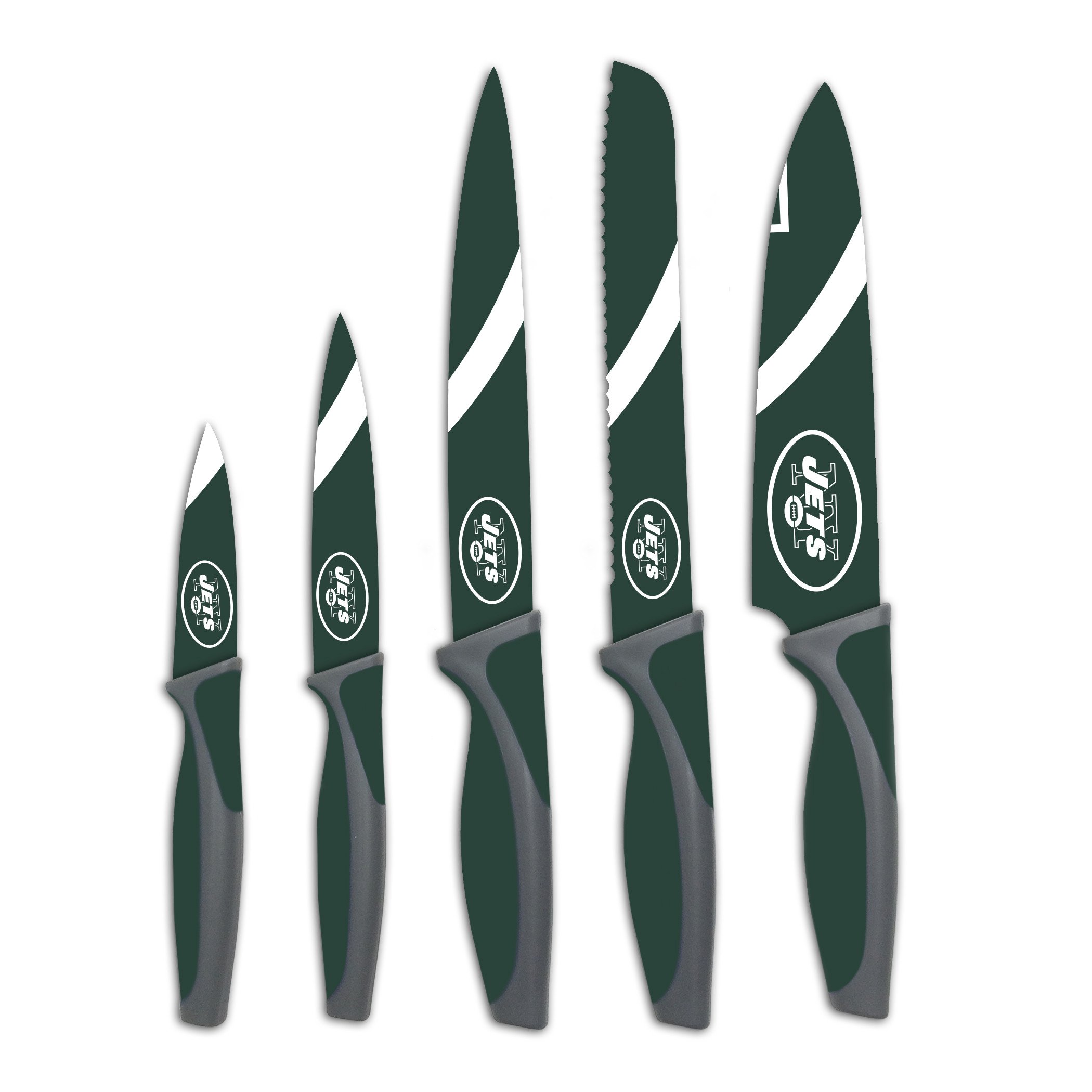 New York Jets Kitchen Knife Set - 5 Pack