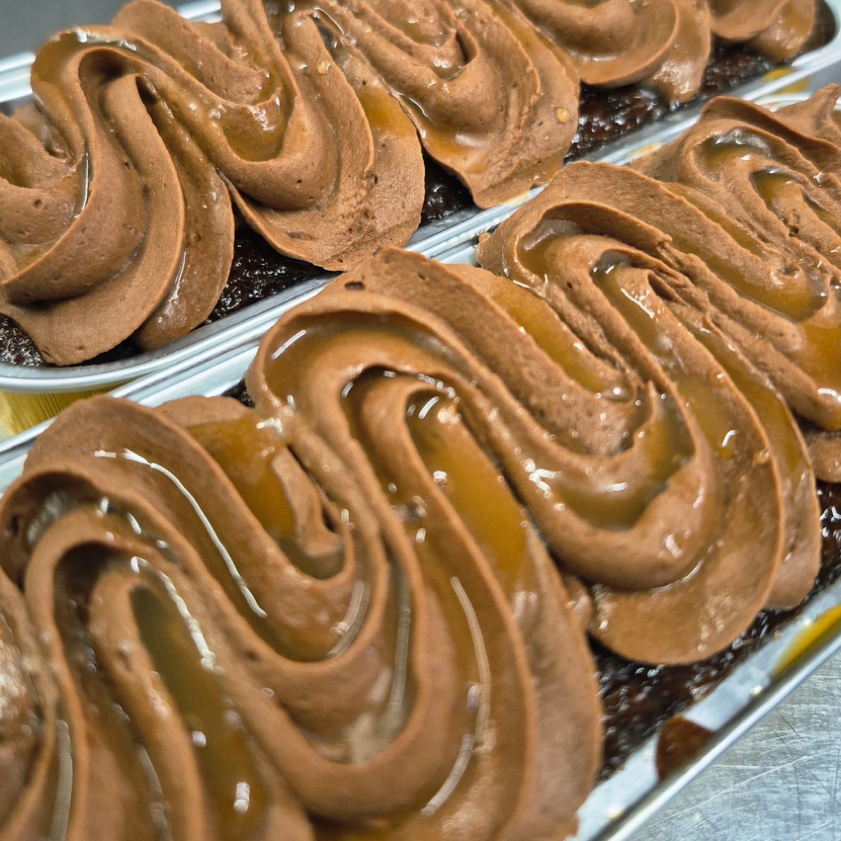 Chocolate Salted Caramel Cake Box