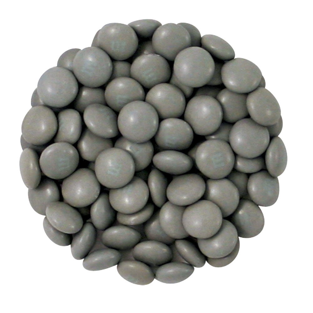 SILVER M&M Colorworks Chocolate Candy 5lb