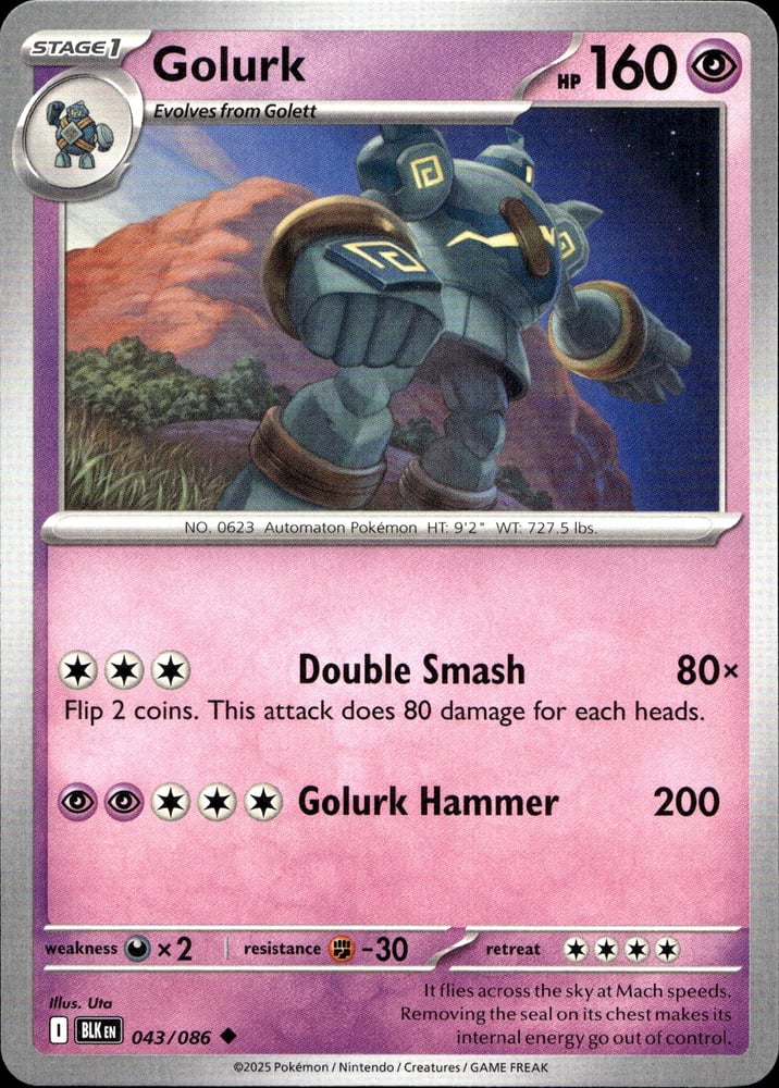 Golurk - SV10.5B 43/86