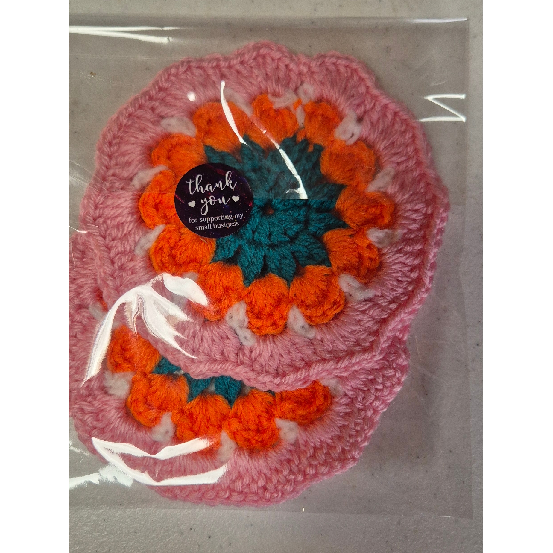 2 Pack Coaster Floral