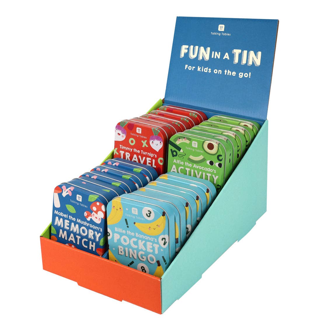 Family Games Tin Mixed Display - 20 Pack