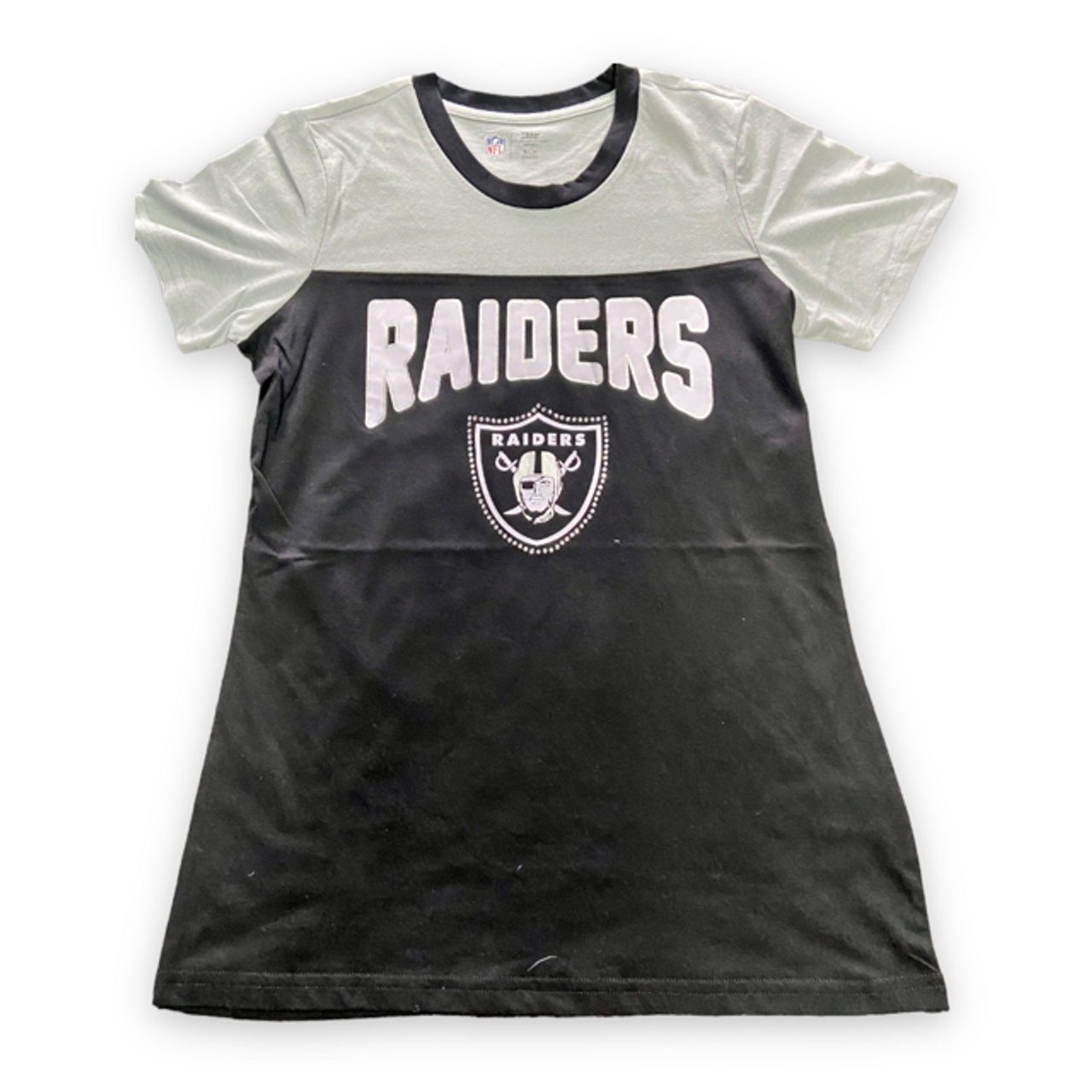Las Vegas Raiders Ladies g-III Rhinestone Shirt