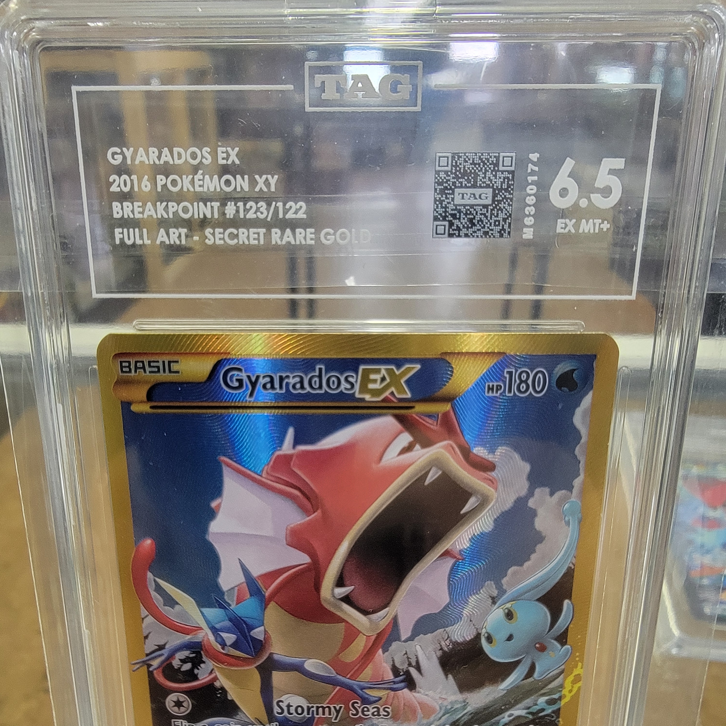 Tag 6.5 Gyarados Secret Rare Graded Card