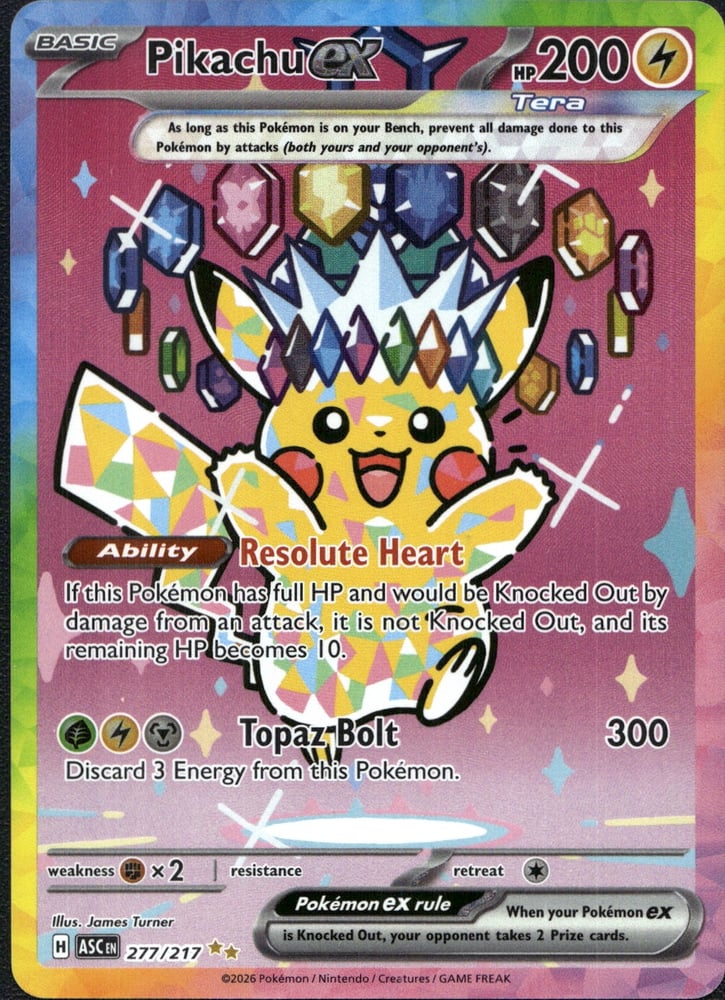 Pikachu ex - ME02.5 277/217