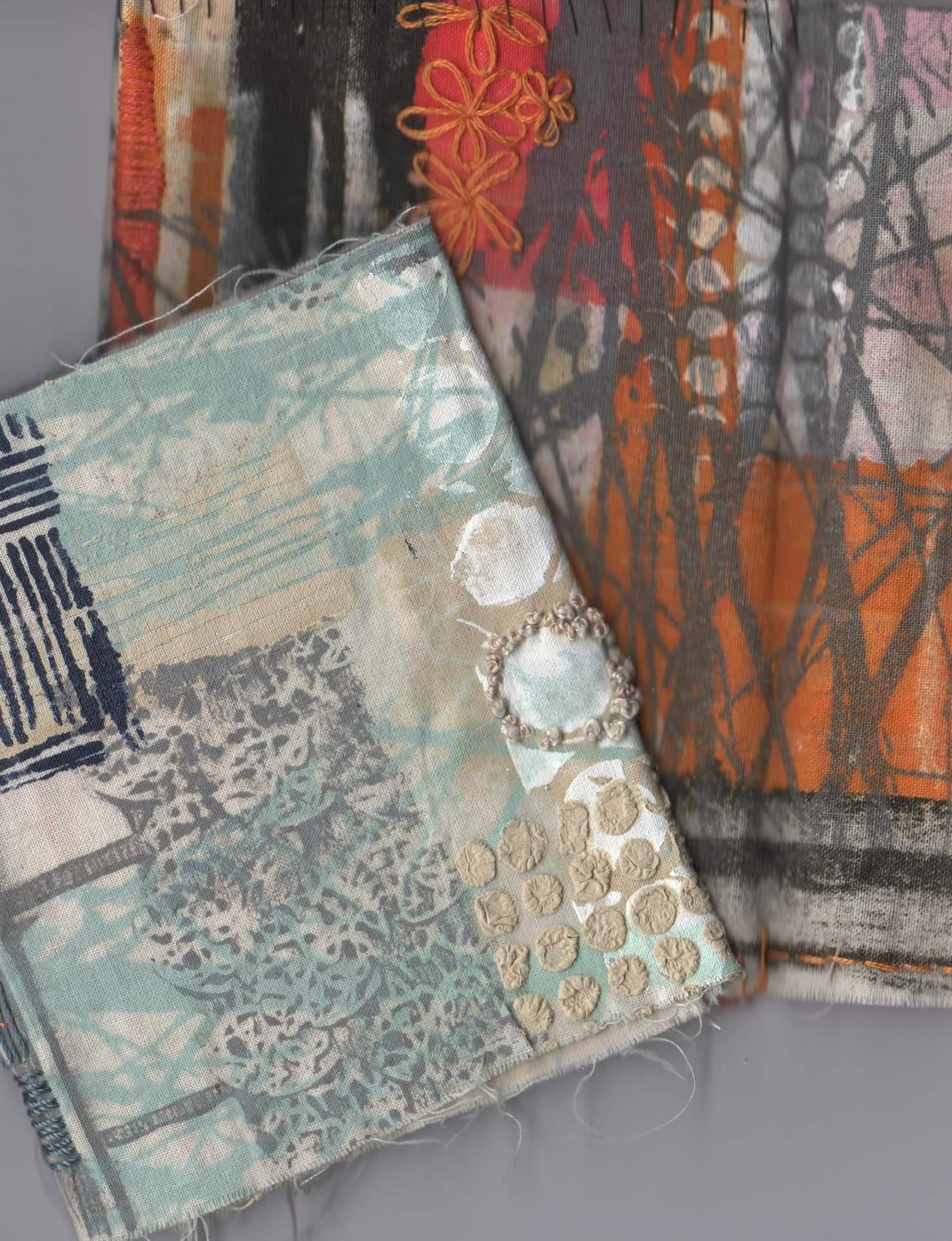 Mixed media fabric sketchbooks with Sue Brown 8th - 10th April 2027 DEPOSIT
