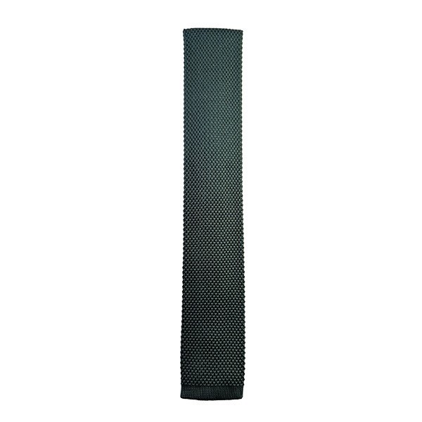 150 X 6 Cm Forest Green Solid Knit Tie