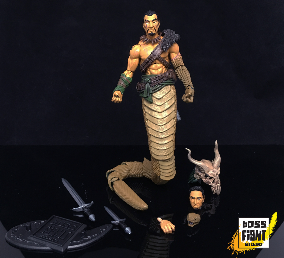 Boss Fight Studio - Vitruvian H.A.C.K.S. 1/18 Scale Figure - Naga (Serpent Druid)