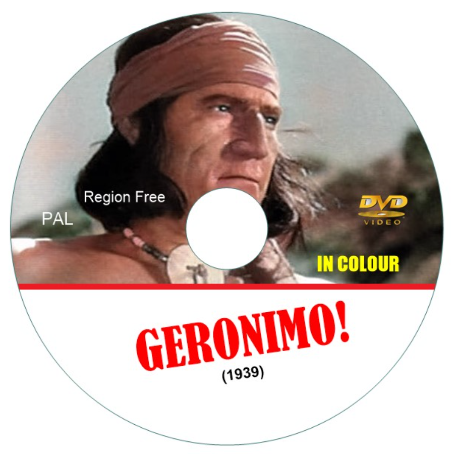 Geronimo (1939) in Color. DVD