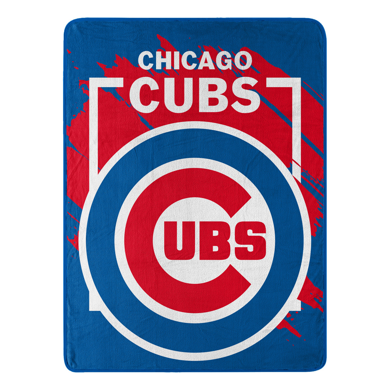 Chicago Cubs Micro Raschel Dimensional Design Blanket