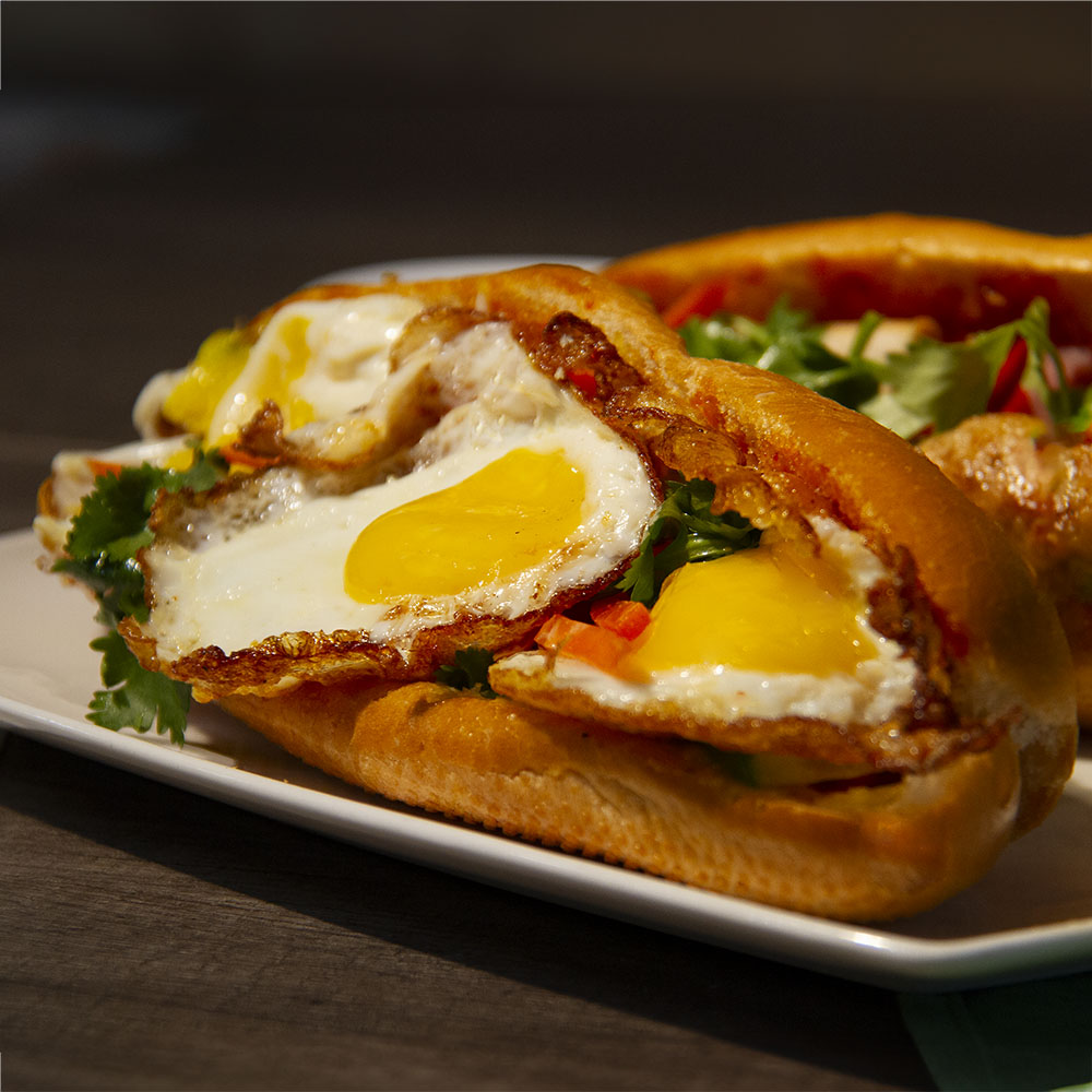 BM3-Fried Eggs Banh Mi | Bánh Mì Trứng Chiên
