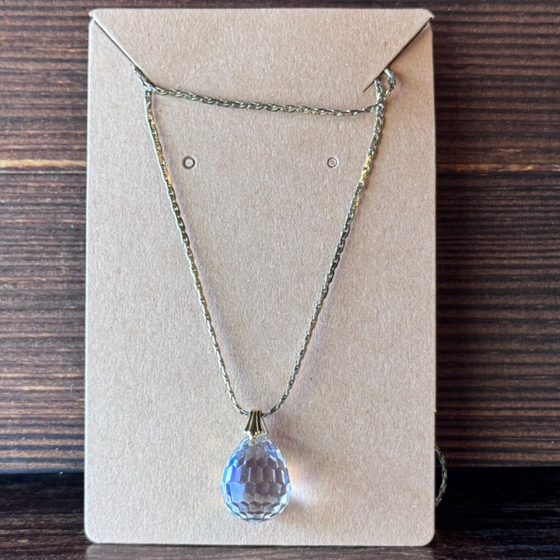 Crystal Pendant Chain