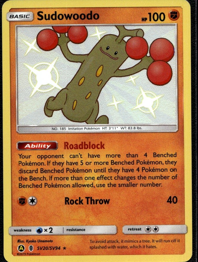 Sudowoodo - SMA SV20/94