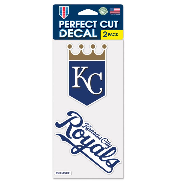 Kansas City Royals Perfect Cut Decals 2 pack
