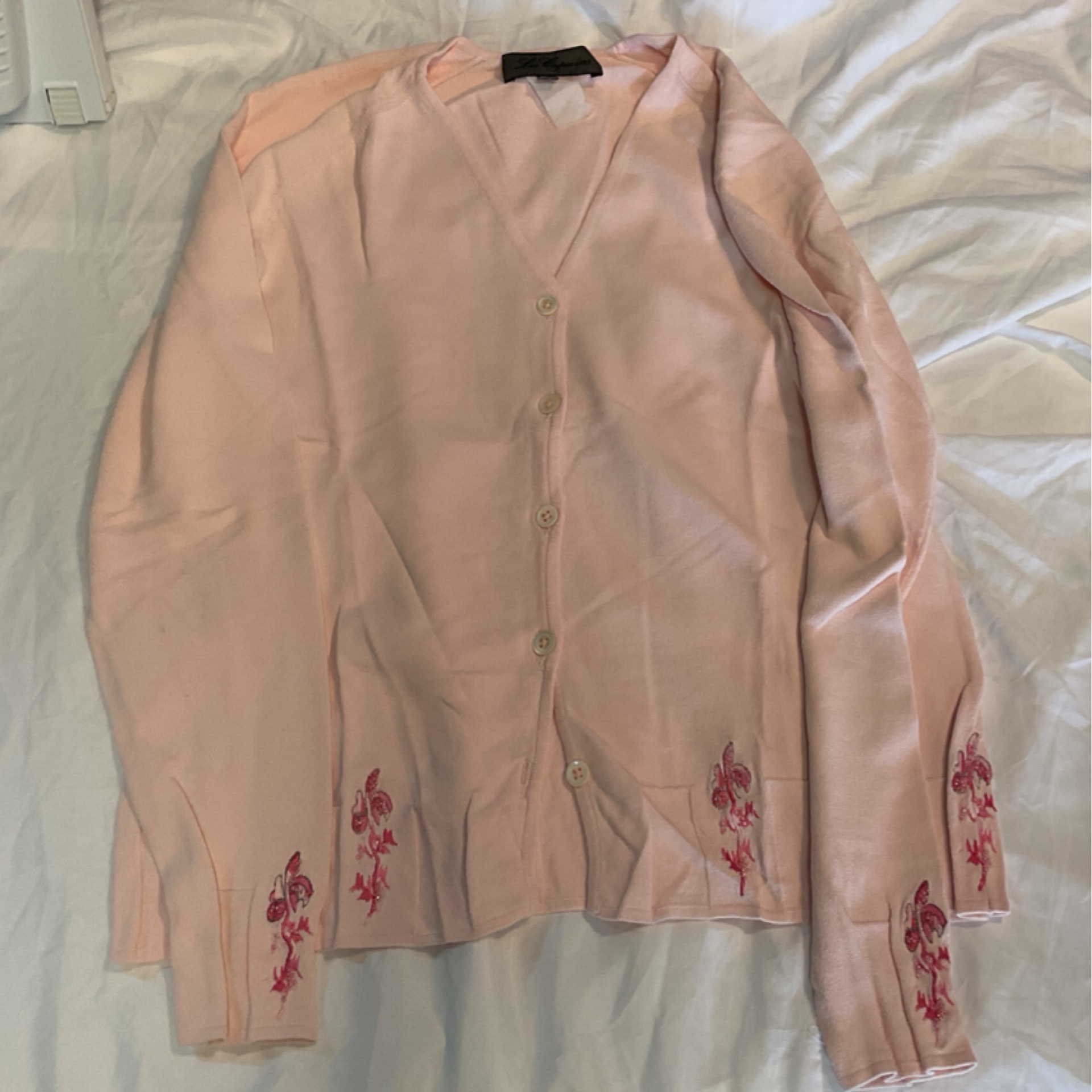 Les Copains Pink Cardigan