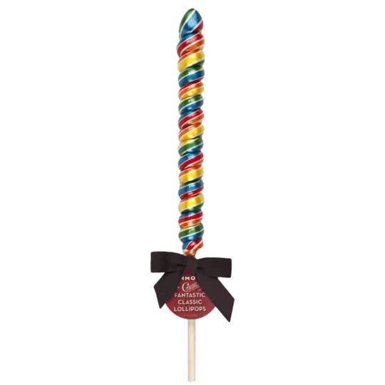 Rainbow Blast Spiral Lollipop , 2oz