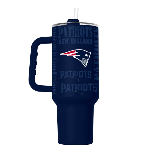 New England Patriots Powdercoat Replay Tumbler 40oz