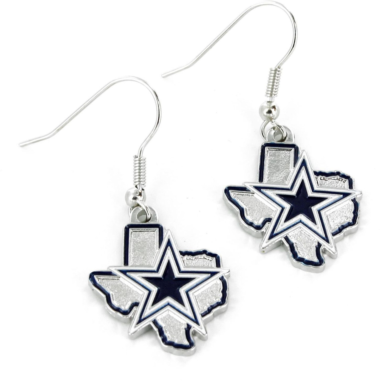 Dallas Cowboys State Logo Earrings
