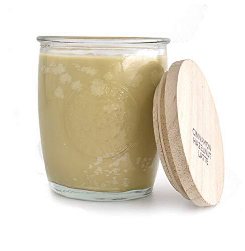 Swan Creek Candle Cinnamon Hazelnut Latte 10 Ounce Logo Jar Candle 50344