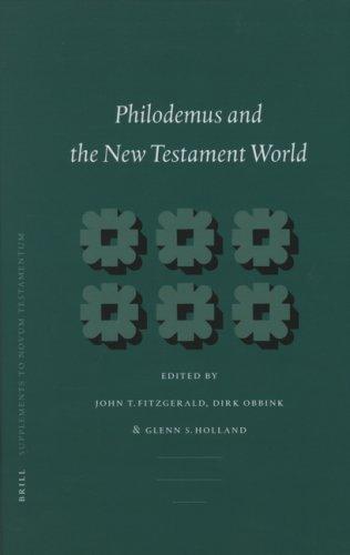 Cover of Philodemus and the New Testament World (Novum Testamentum, Supplements)