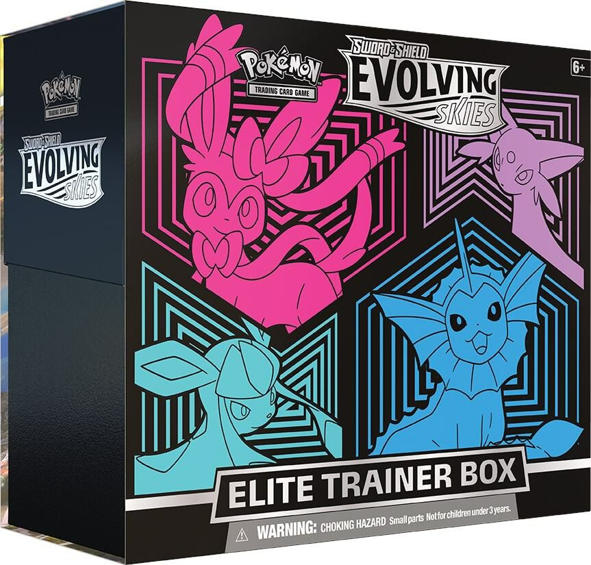 Evolving Skies ETB (Sylveon, Espeon, Glaceon, Vaporeon)