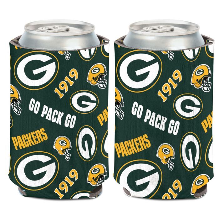 Green Bay Packers Scatterprint Can Cooler