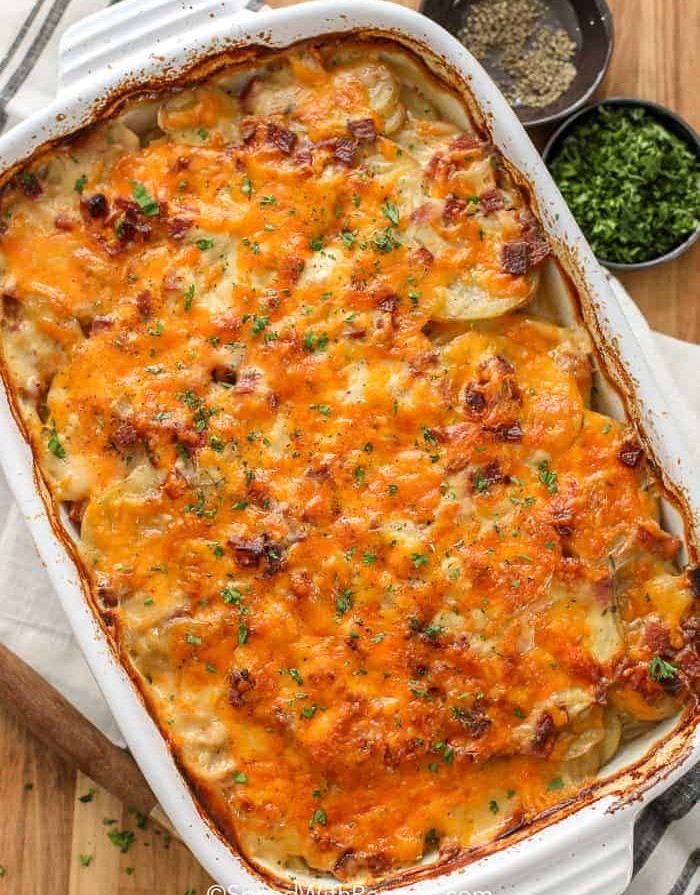 Scallop potatoes