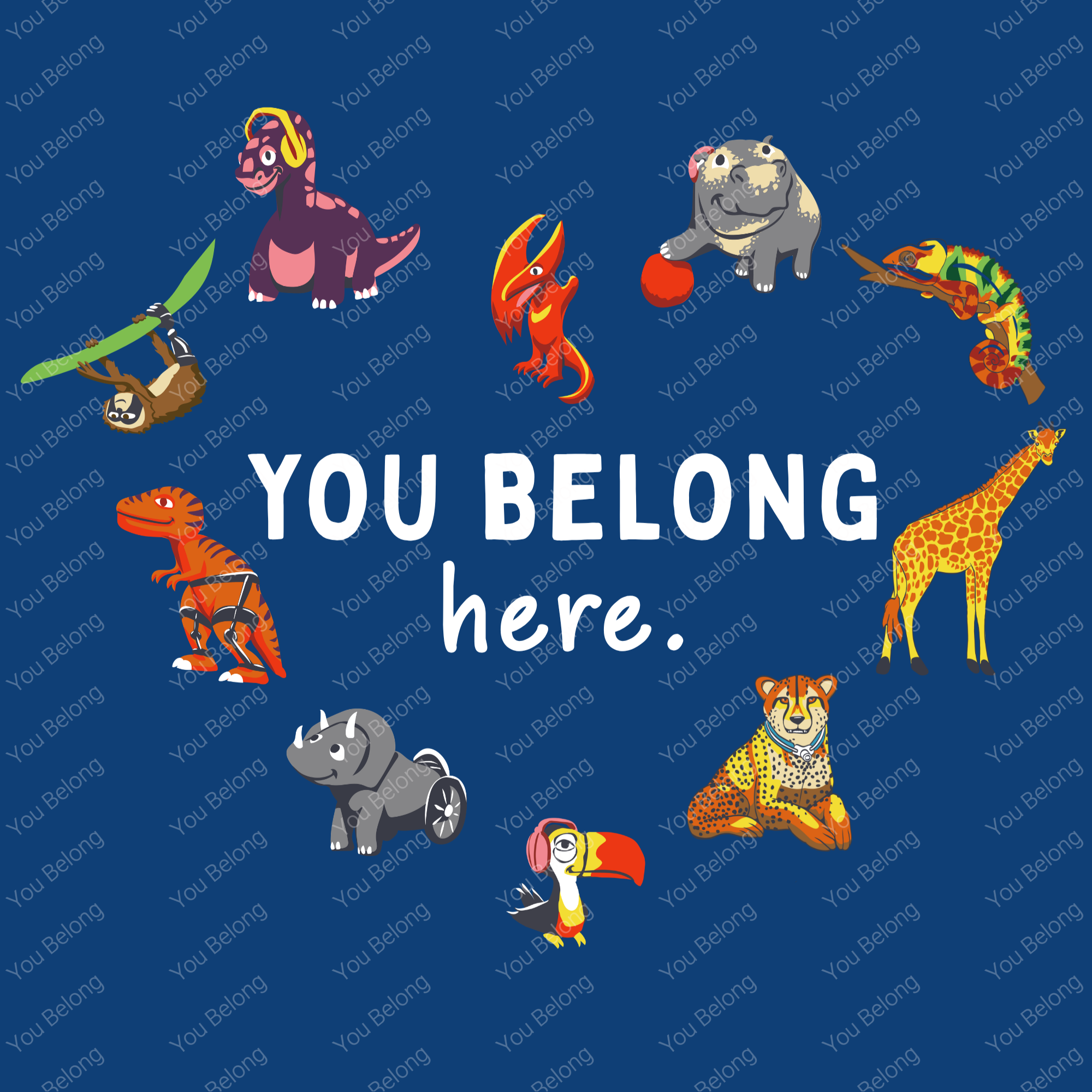 You Belong Here Heart