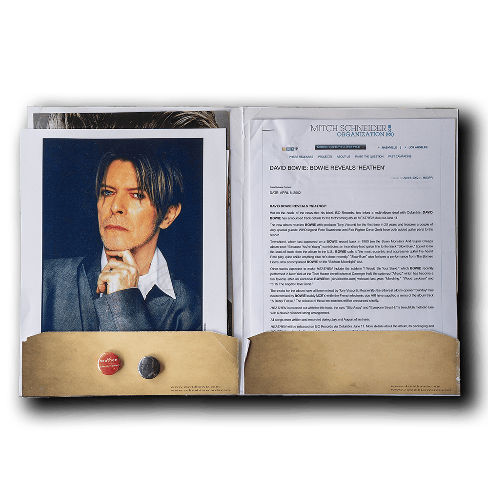 Bowie, David -- Press Kit [Miscellaneous Ephemera]