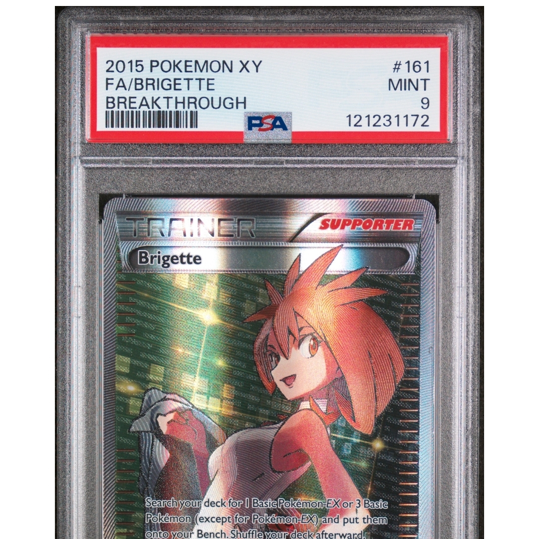 Psa 9 Brigette XY Breakthrough Fa Graded Card