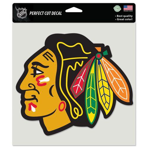 Chicago Blackhawks Perfect Cut Decal 8x8"