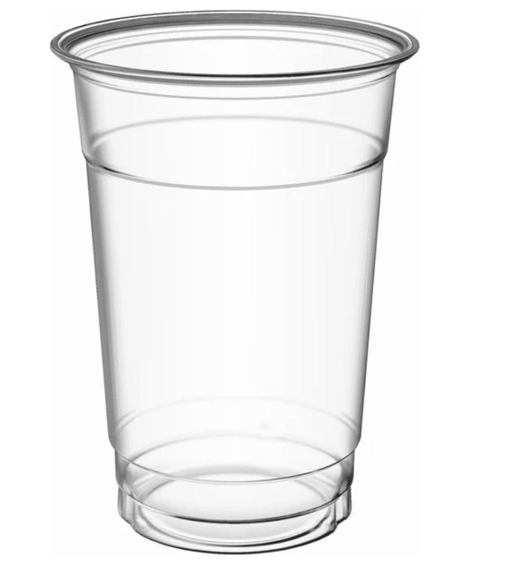 Choice 16 oz. Clear Customizable PET Plastic Cold Cup