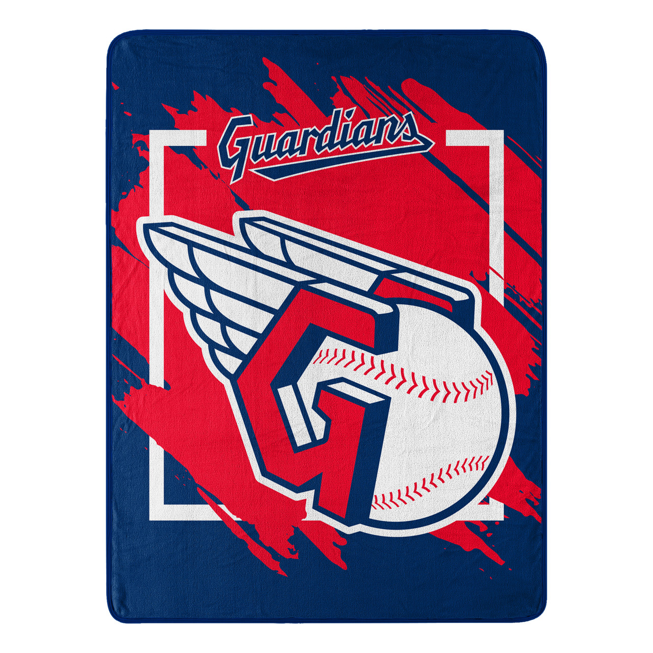 Cleveland Guardians Micro Raschel Dimensional Design Blanket
